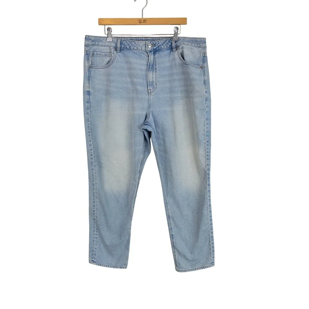 American Eagle Strigid Real Good Mom Jeans Blue Size 18 Regular